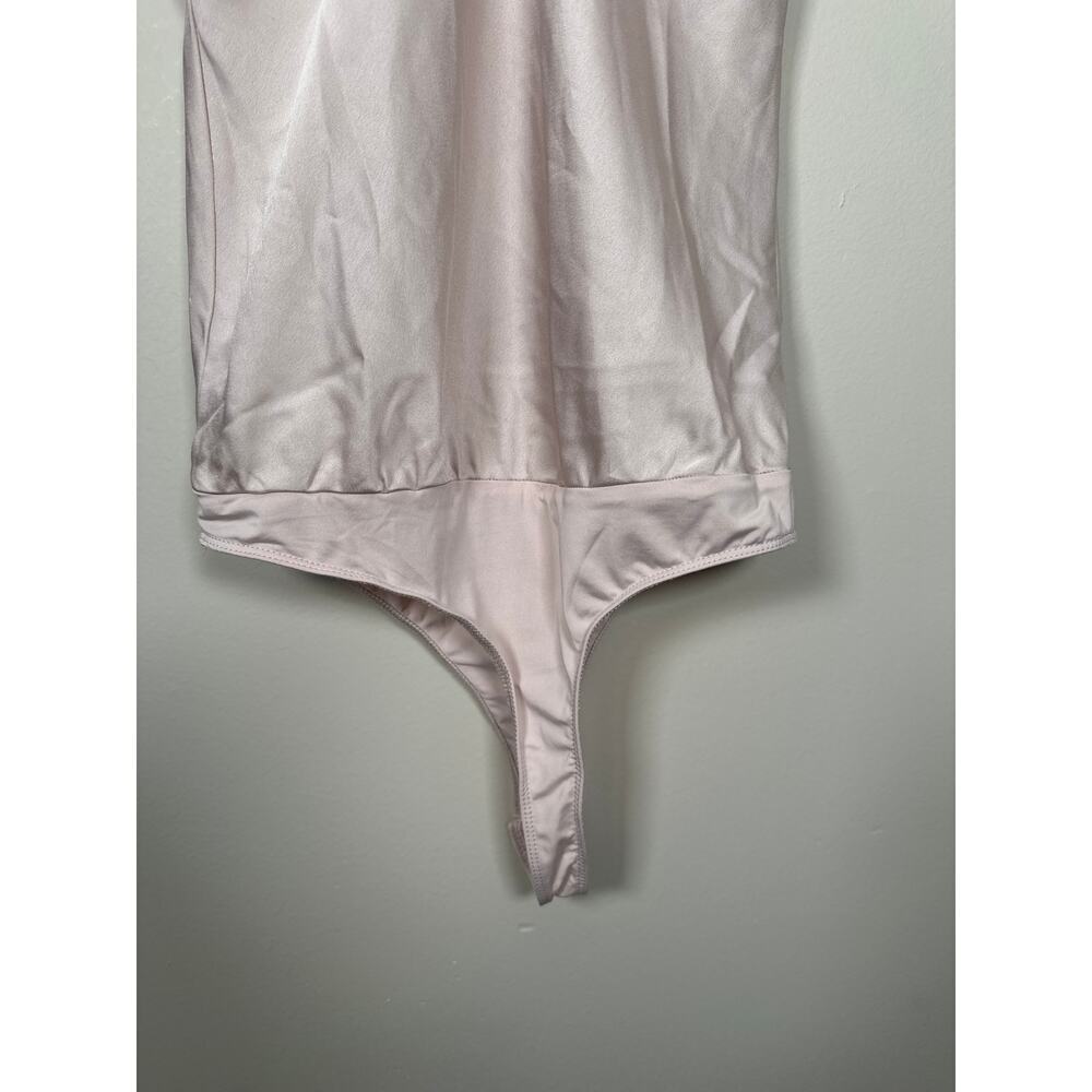 Astr the Label NEW Blush Pink Cami Style Bodysuit Champaign Sz Small Balletcore - Picture 7 of 10